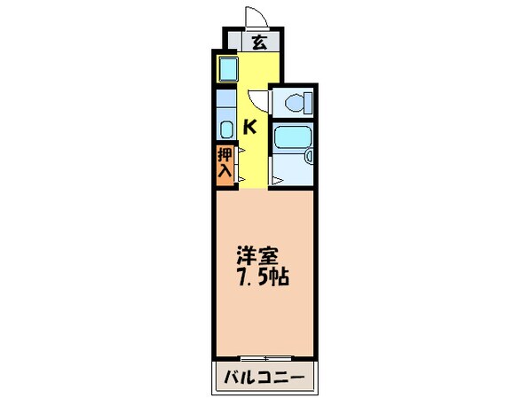 メゾン稲津Ⅰの物件間取画像